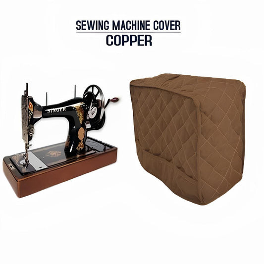 Sewing Machine Cover Quilted-Copper