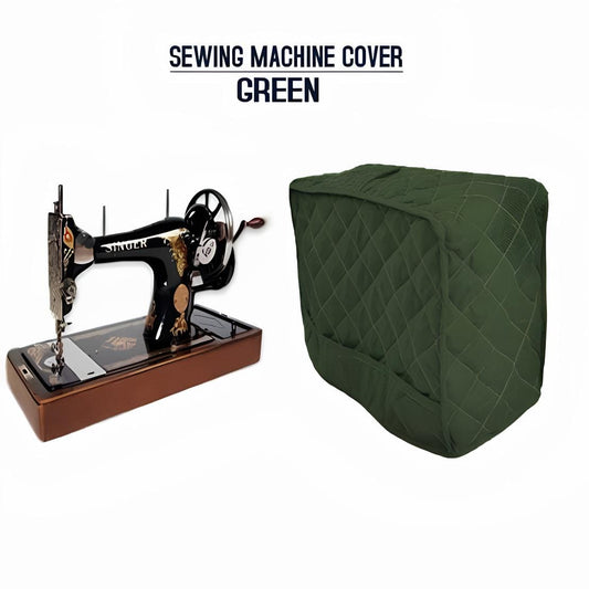 Sewing Machine Cover Quilted-Green