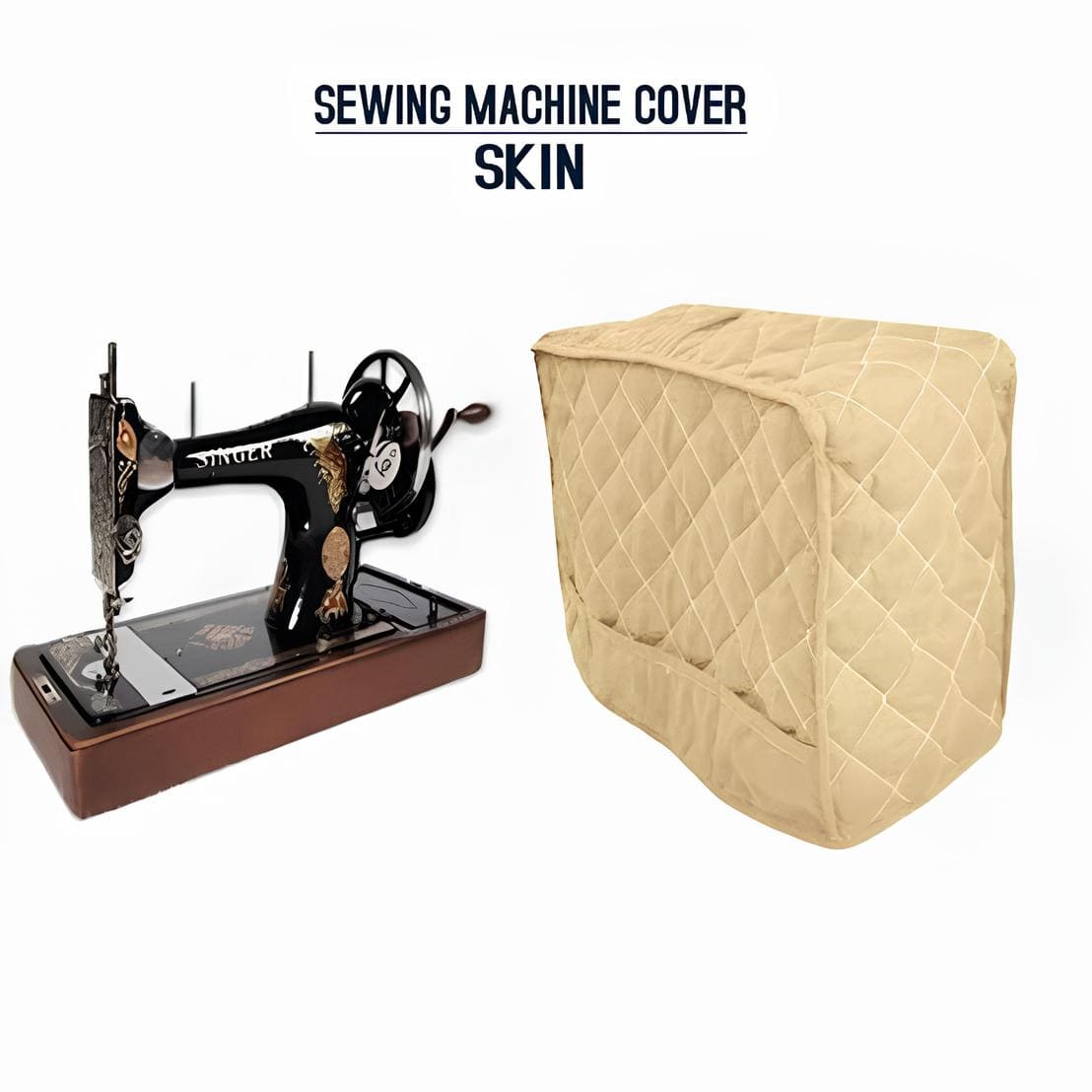 Sewing Machine Cover Quilted-Skin