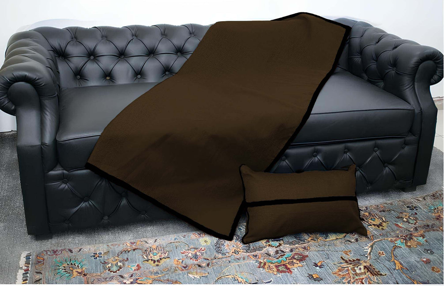 Sofa Throw- Brown