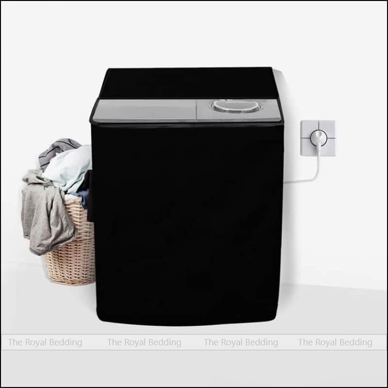 Twin Tub Washing Machine Cover-Black