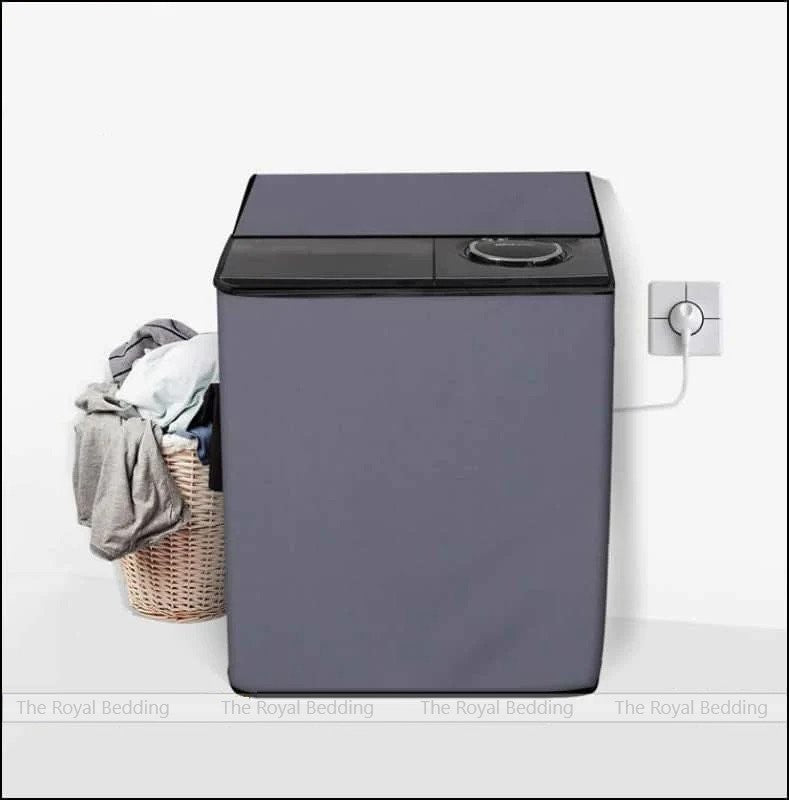 Twin Tub Washing Machine Cover-Grey