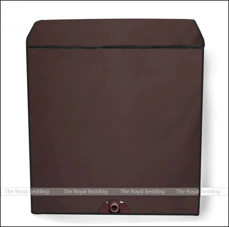 Twin Tub Washing Machine Cover-Brown