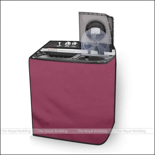 Twin Tub Washing Machine Cover-Maroon