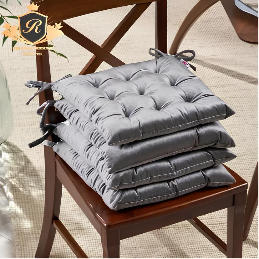 Velvet Cahir Cushion-Grey