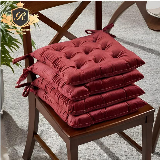 Velvet Cahir Cushion-Maroon