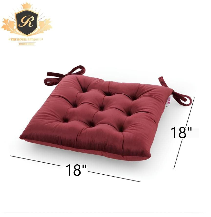 Velvet Cahir Cushion-Maroon