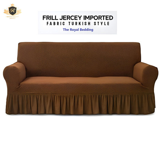 Turkish Stretchable Sofa Cover / Sofa Protector-Copper